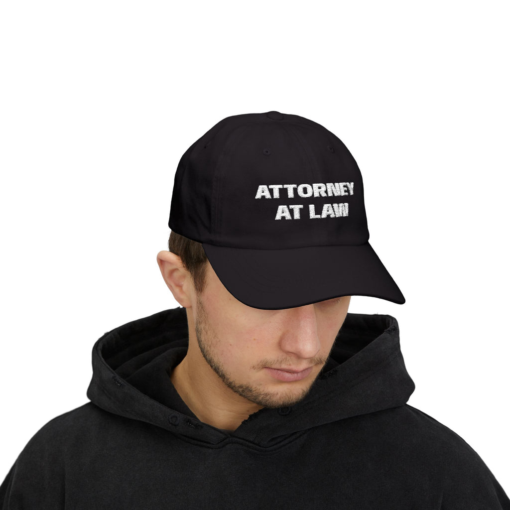 "Attorney At Law" Embroidered Baseball Hat